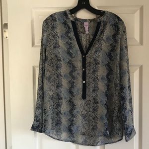 Long sleeve blouse